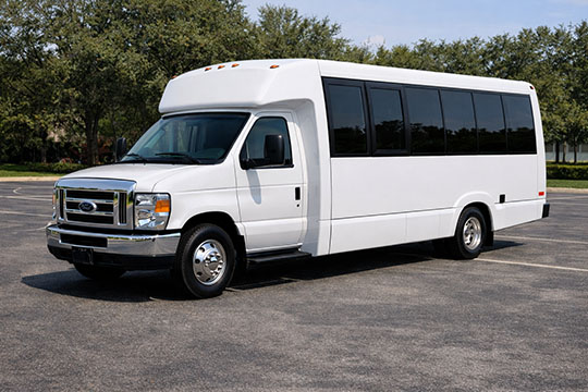 18-passenger minibus available for charter in Boardman, OR